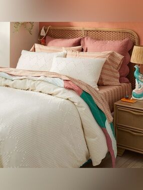 Opalhouse X Jungalow Printed Cotton Percale Sheet Set Kaylo Global •Queen•